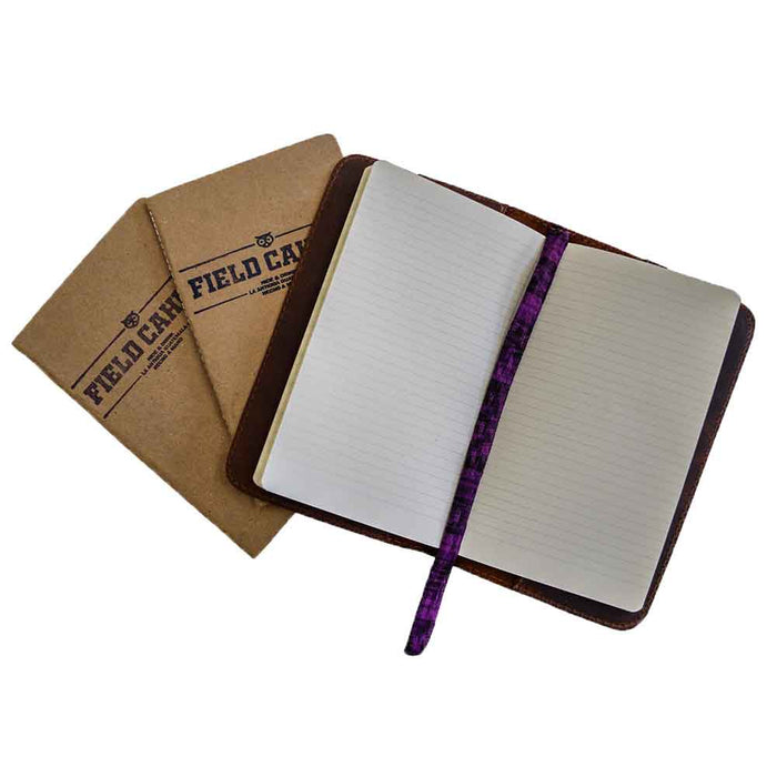 Handmade Notebooks (3 Pack) With Leather Cover - Stockyard X 'The Leather Store'