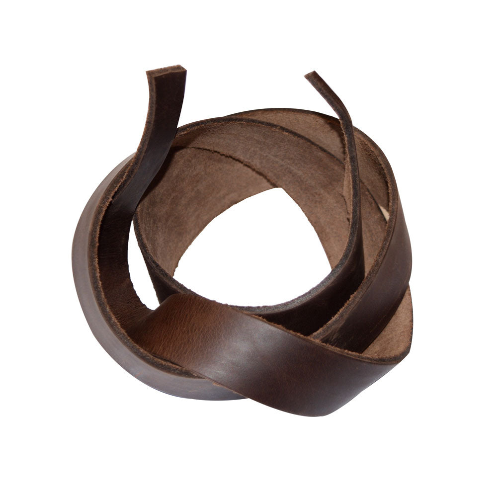 Leather Strap Scraps (0.50 to 1 in.) Wide Variety Pack - Stockyard X 'The Leather Store'