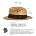 Short Brim Panama Hat Handmade from Coconut Palm Leaves - Dark Brown - Stockyard X 'The Leather Store'