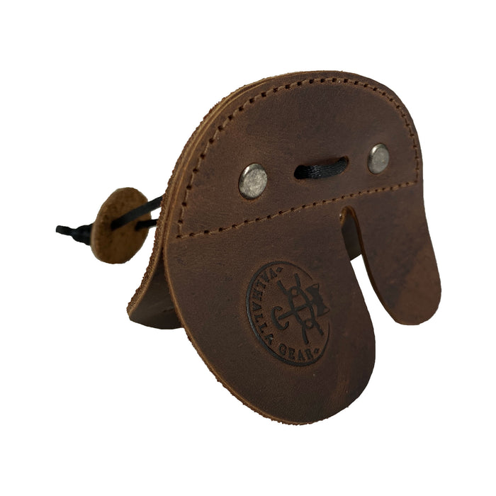 Left Handed Archery Finger Tab - Stockyard X 'The Leather Store'
