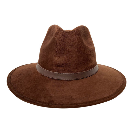 Indiana Eastwood Cowboy Style Hat Handmade from 100% Oaxacan Suede - Chocolate Brown - Stockyard X 'The Leather Store'