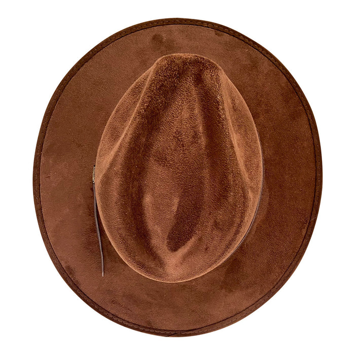 Indiana Eastwood Cowboy Style Hat Handmade from 100% Oaxacan Suede - Chocolate Brown - Stockyard X 'The Leather Store'
