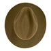 Indiana Eastwood Cowboy Style Hat Handmade from 100% Oaxacan Sheep's Wool - Spanish Olive - Stockyard X 'The Leather Store'