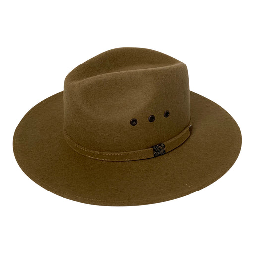 Indiana Eastwood Cowboy Style Hat Handmade from 100% Oaxacan Sheep's Wool - Ranger Green - Stockyard X 'The Leather Store'