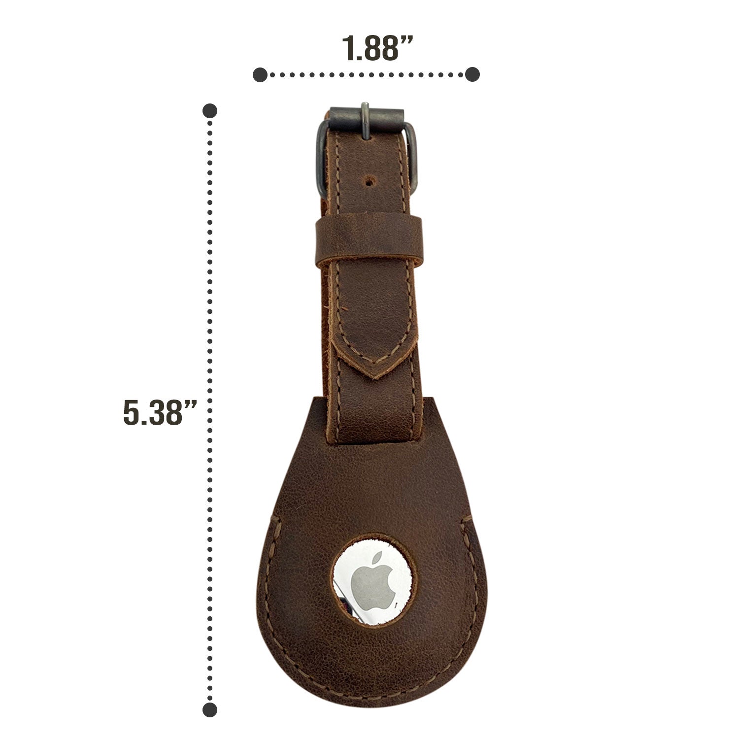 AirTag Buckle Keychain - Stockyard X 'The Leather Store'