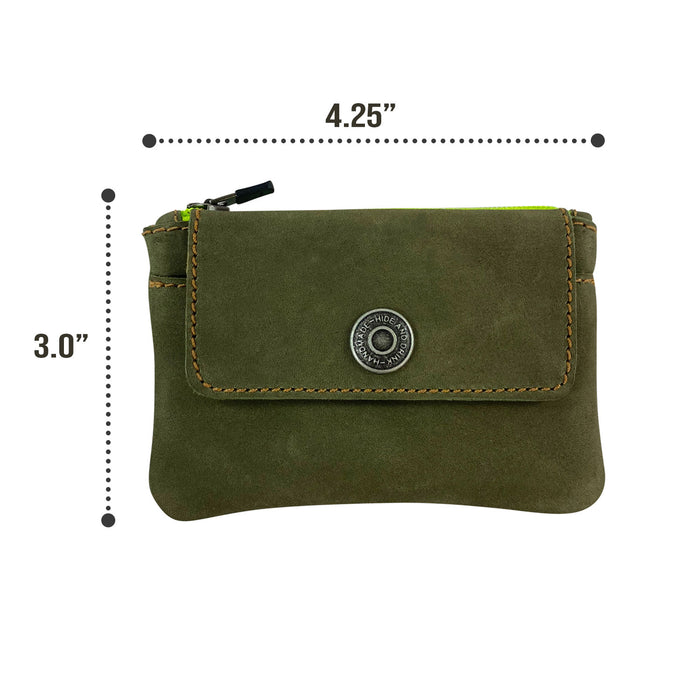 Key Holder Pouch with Zipper - Stockyard X 'The Leather Store'