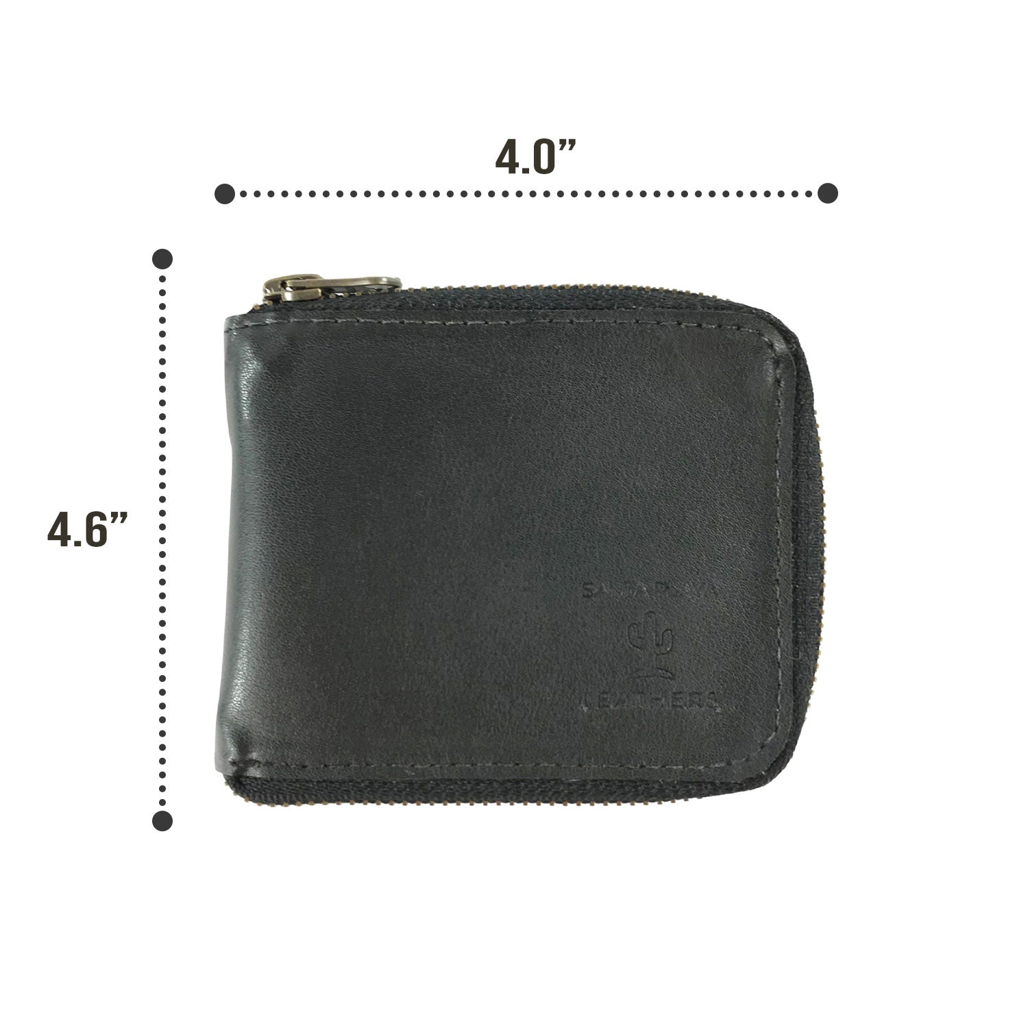 Fruit & Vegetable Leathers Bifold Zip Around Wallet - Stockyard X 'The Leather Store'