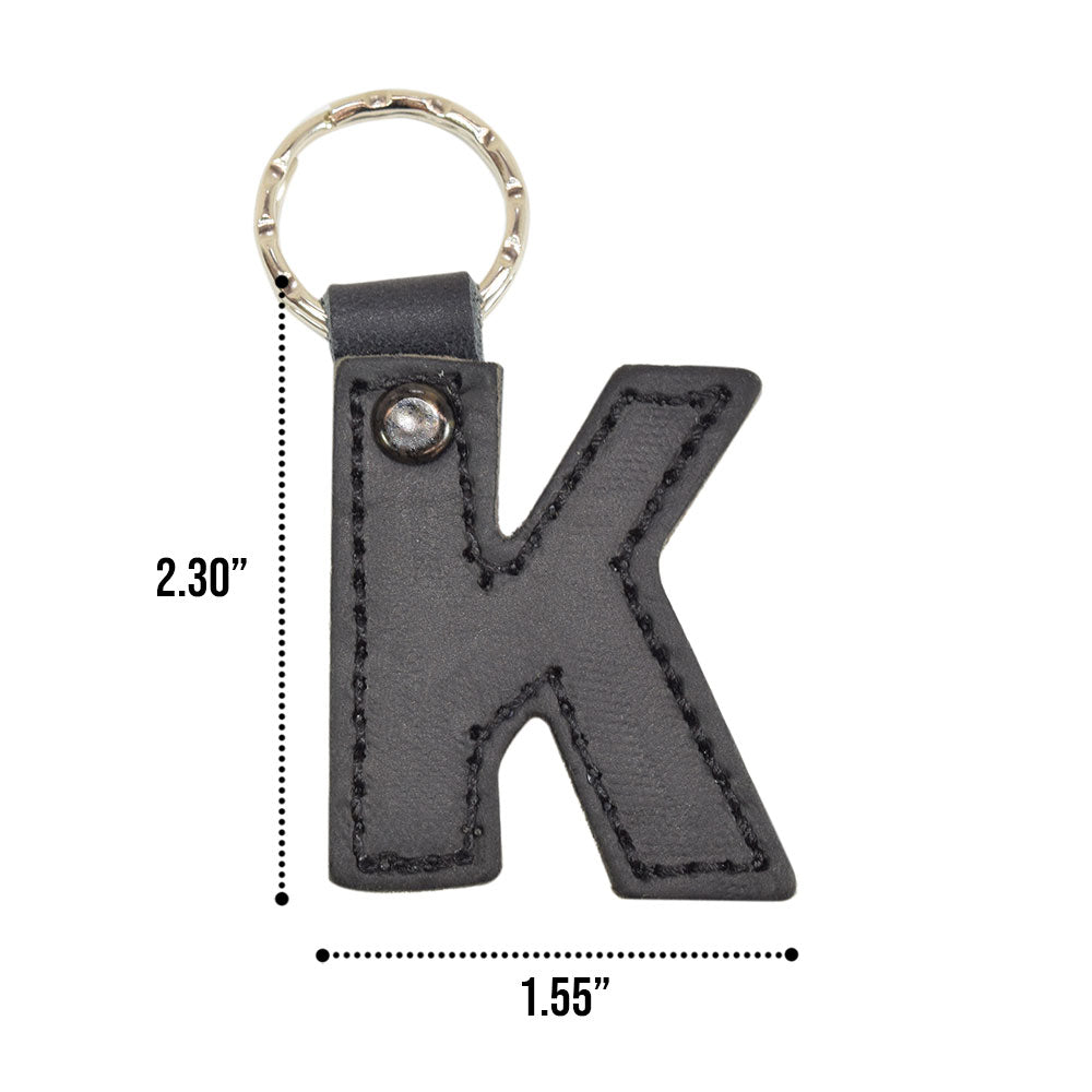 Alphabet Letter Keychains - Stockyard X 'The Leather Store'
