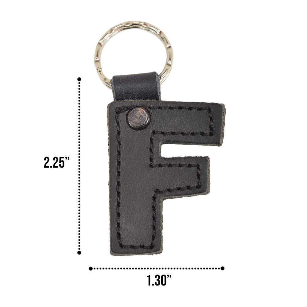 Alphabet Letter Keychains - Stockyard X 'The Leather Store'