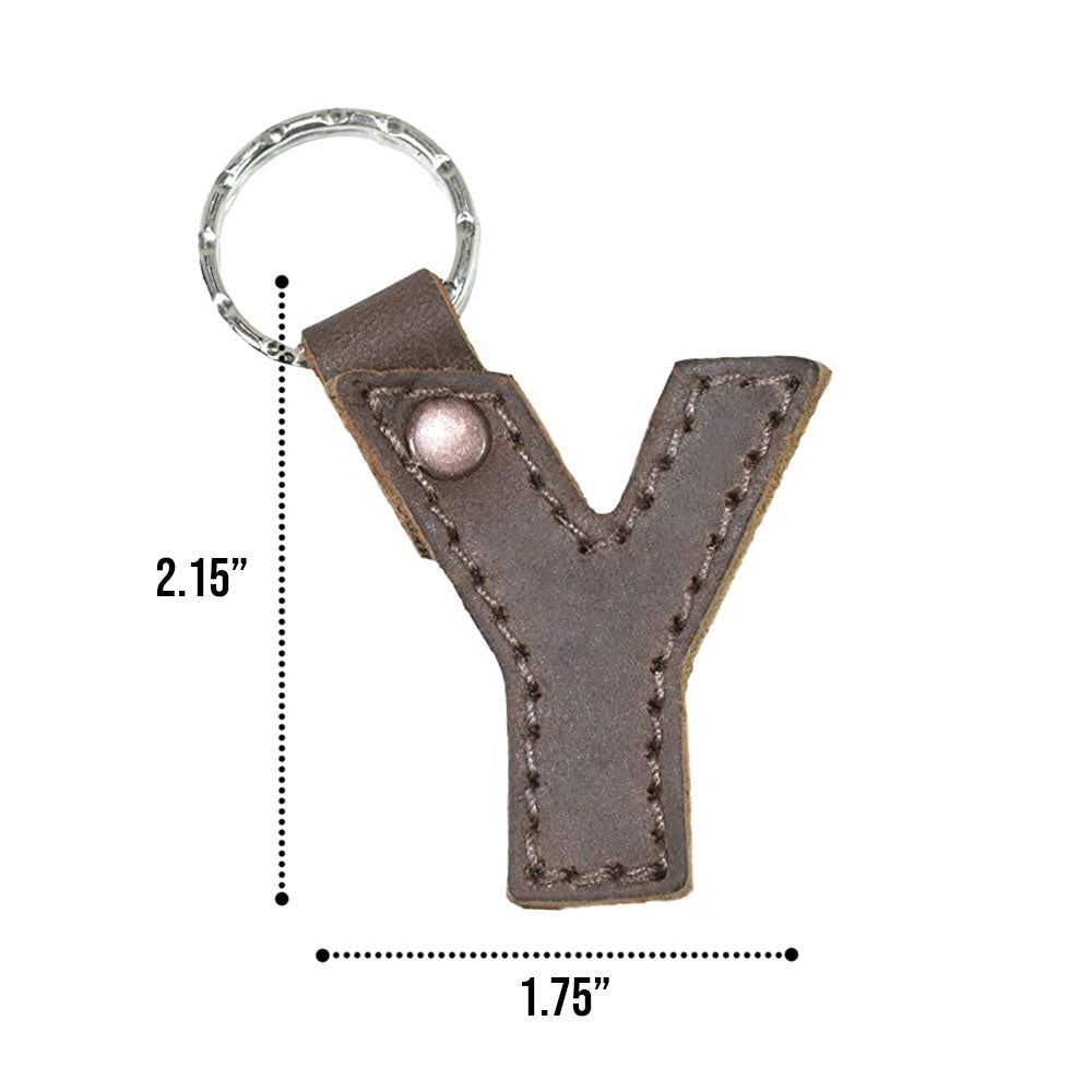 Alphabet Letter Keychains - Stockyard X 'The Leather Store'