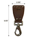 Belt Key Chain Holder - Stockyard X 'The Leather Store'