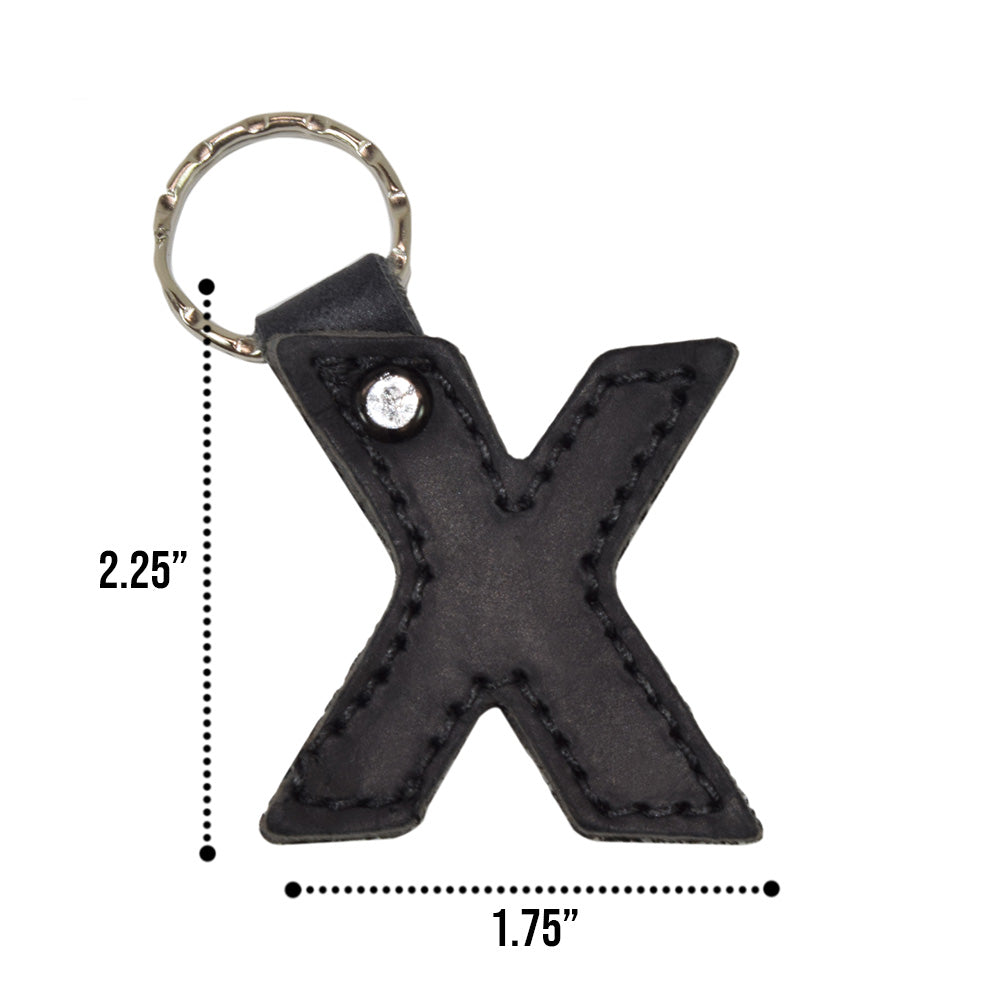 Alphabet Letter Keychains - Stockyard X 'The Leather Store'