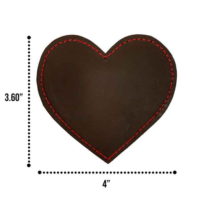 Love Coaster Set w/Stitch (6-Pack) - Stockyard X 'The Leather Store'