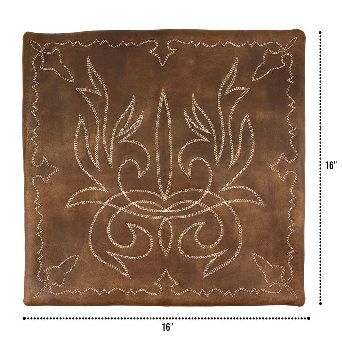 Decorative Cowboy Pillow Cover - Stockyard X 'The Leather Store'