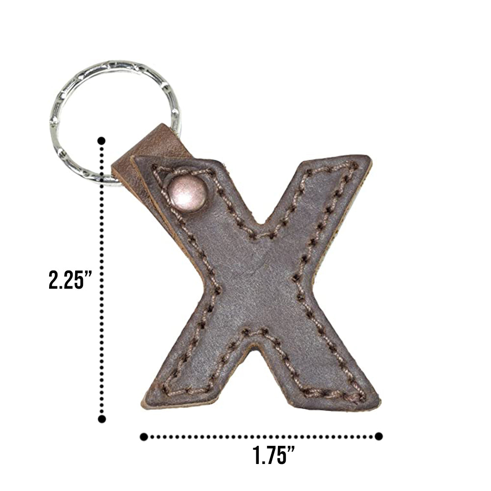 Alphabet Letter Keychains - Stockyard X 'The Leather Store'