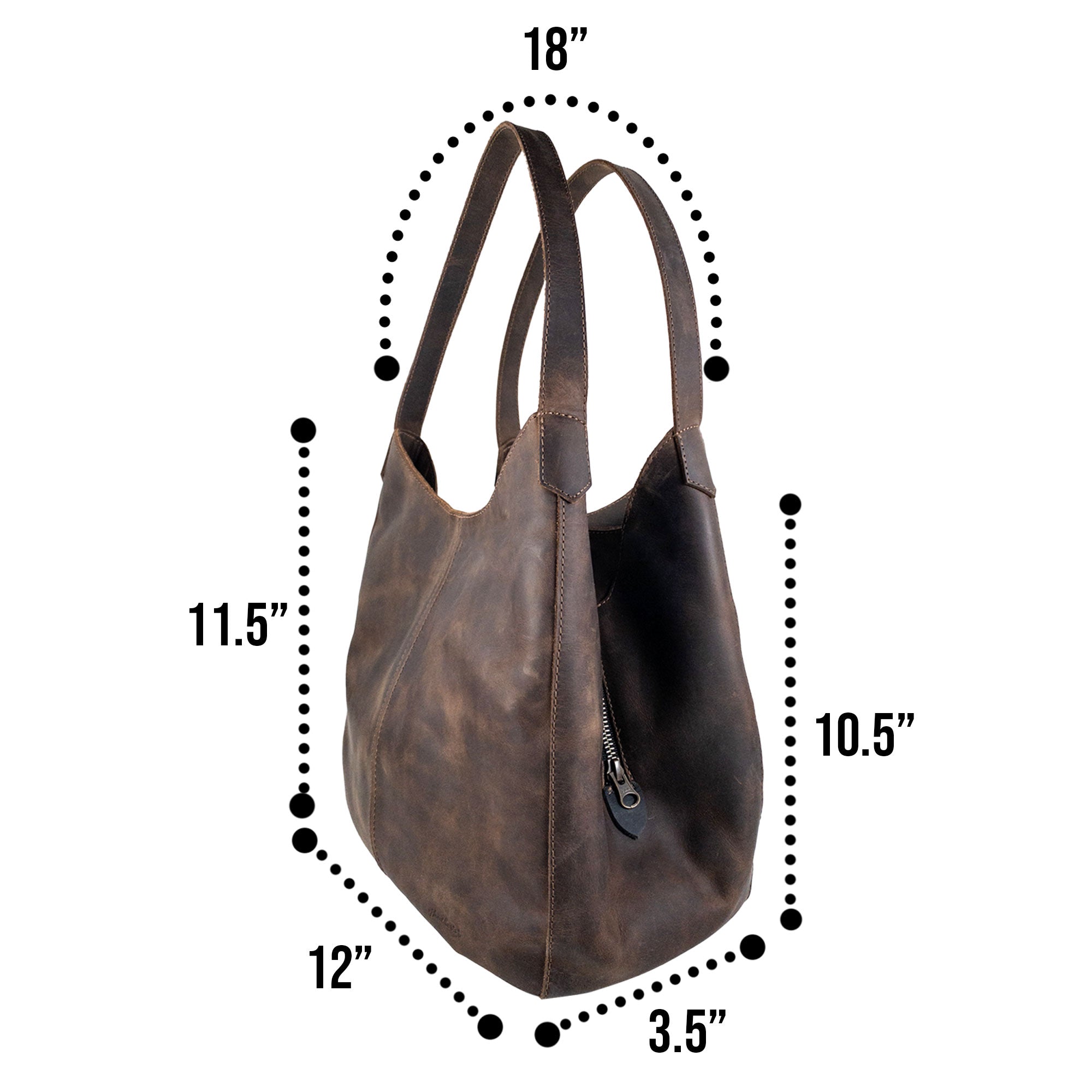 Women's Multi-pocket Shoulder Bag - Stockyard X 'The Leather Store'