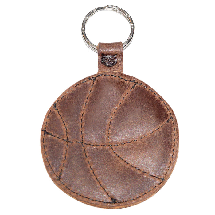 Basketball Keychain - Stockyard X 'The Leather Store'