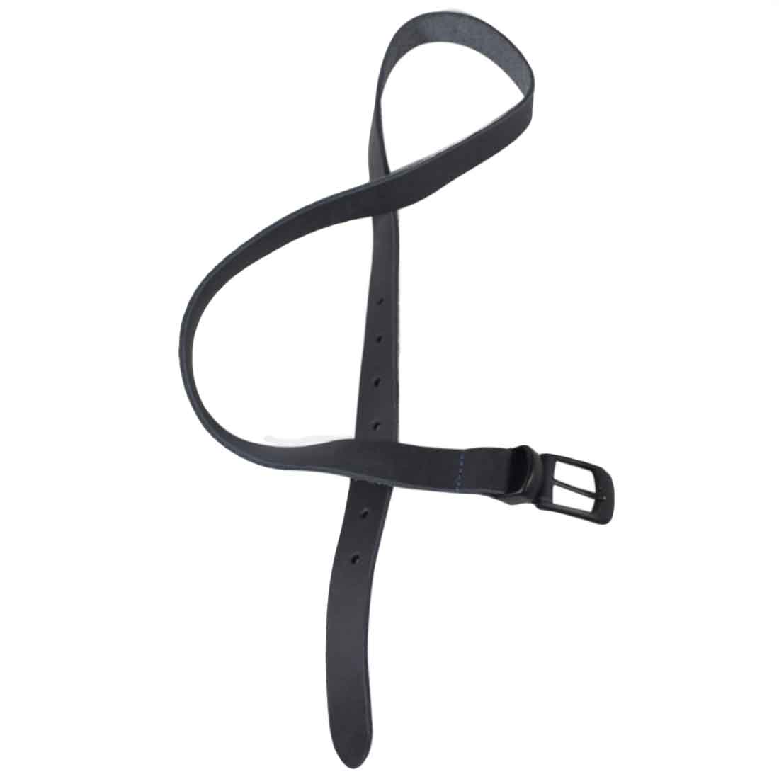 Rustic Leather Belt / Rustic Charcoal Buckle, 7/8" Wide - Stockyard X 'The Leather Store'