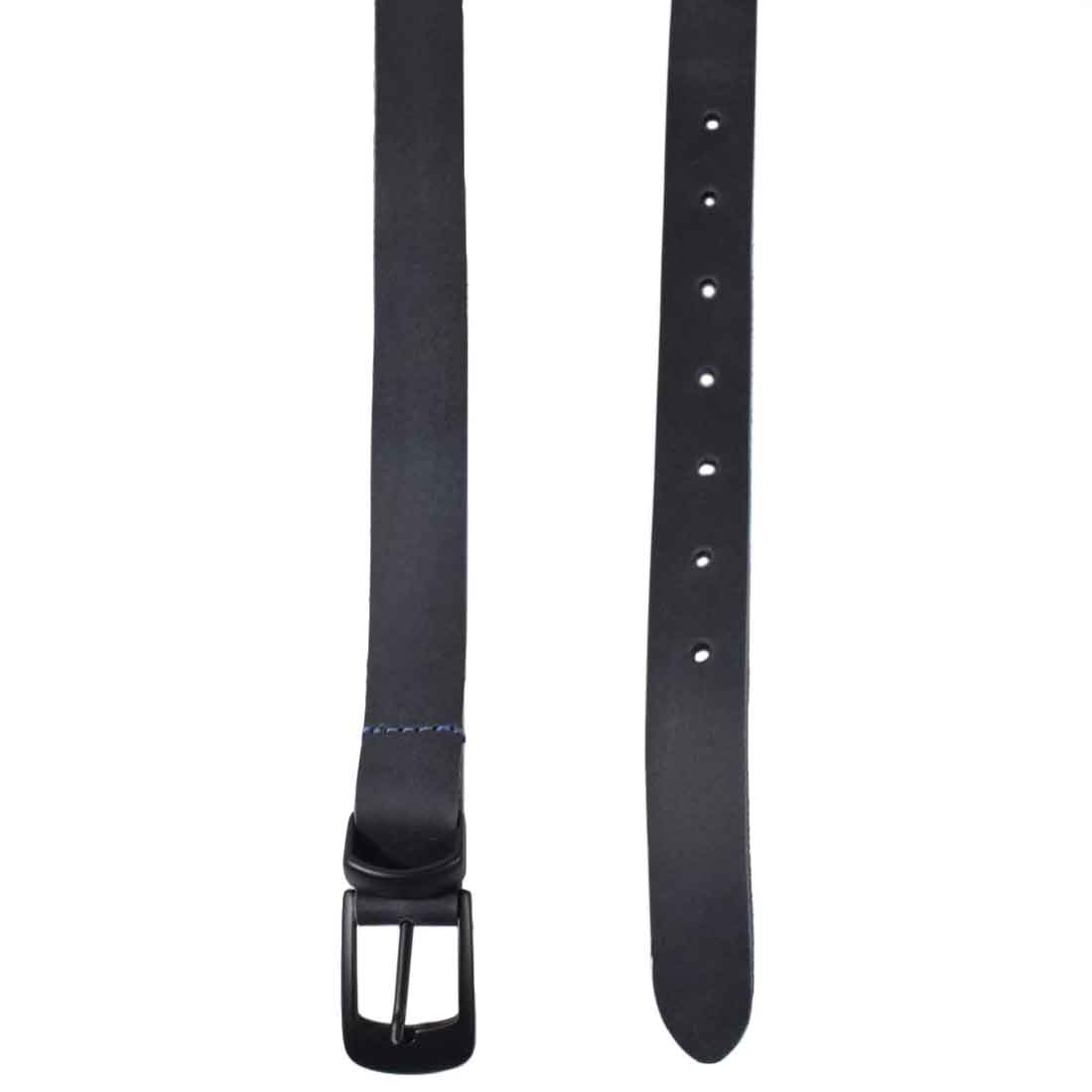 Rustic Leather Belt / Rustic Charcoal Buckle, 7/8" Wide - Stockyard X 'The Leather Store'