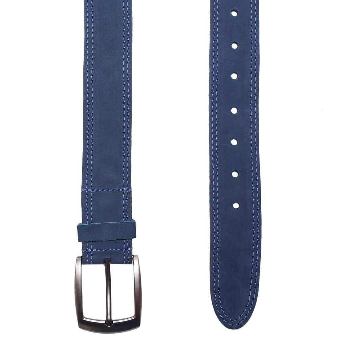 Two Row Stitch Leather Belt - Stockyard X 'The Leather Store'