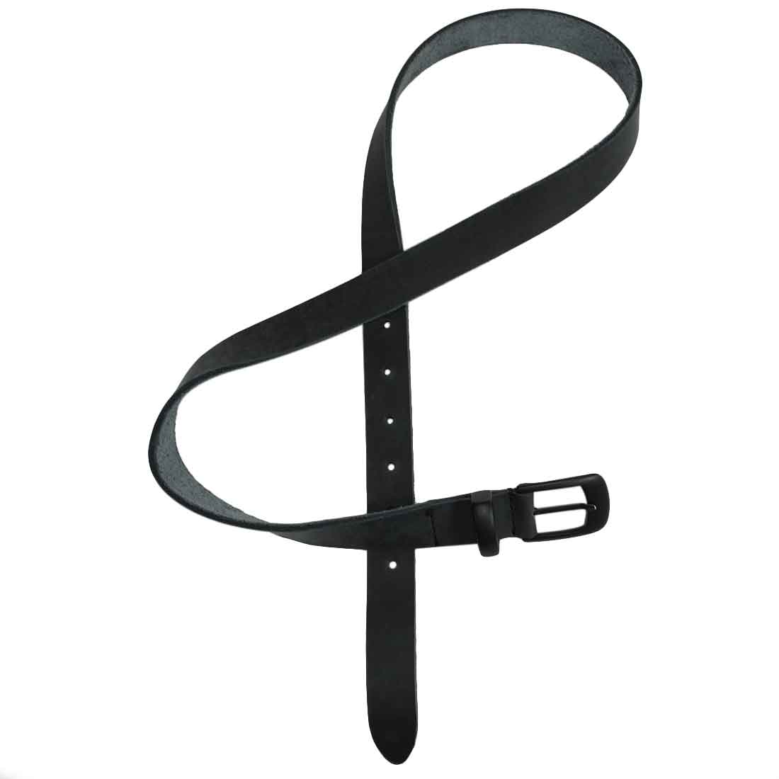 Rustic Leather Belt / Rustic Charcoal Buckle, 7/8" Wide - Stockyard X 'The Leather Store'