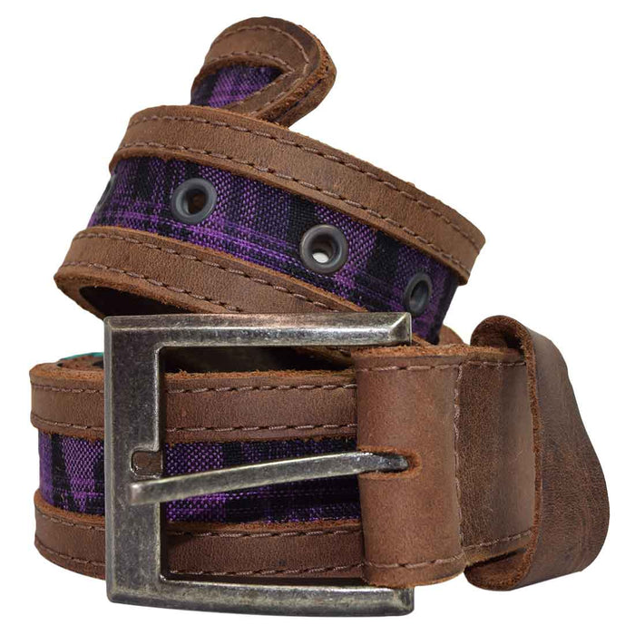 Men's Mayan Thick Leather Belt - Stockyard X 'The Leather Store'