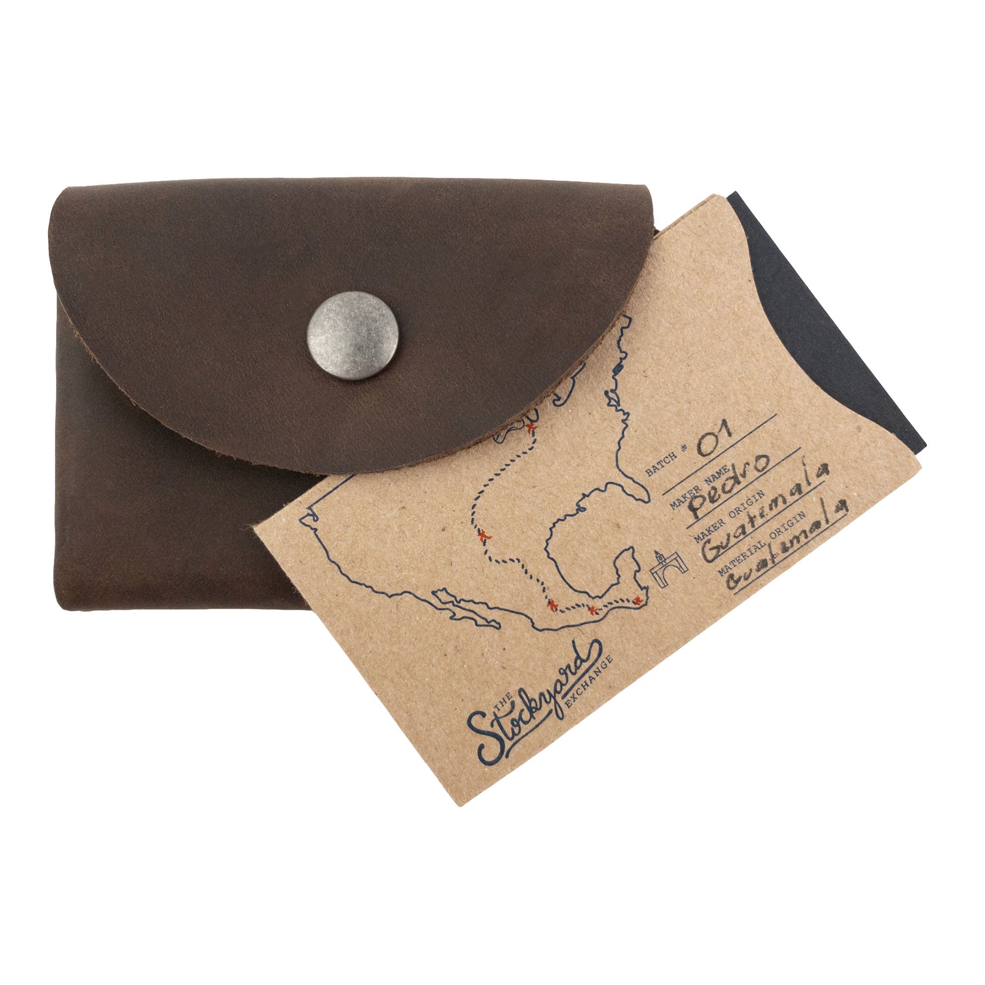 Double Pocket Card Case - Stockyard X 'The Leather Store'