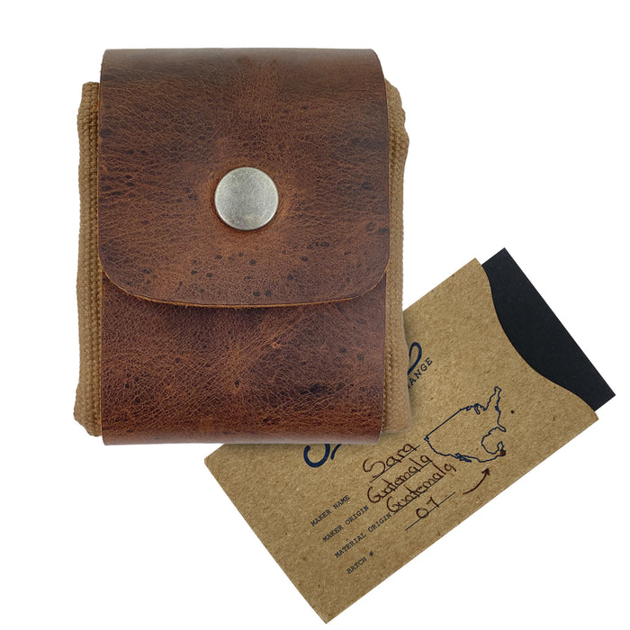 Foraging Pouch (Collapsible) for Hiking - Stockyard X 'The Leather Store'
