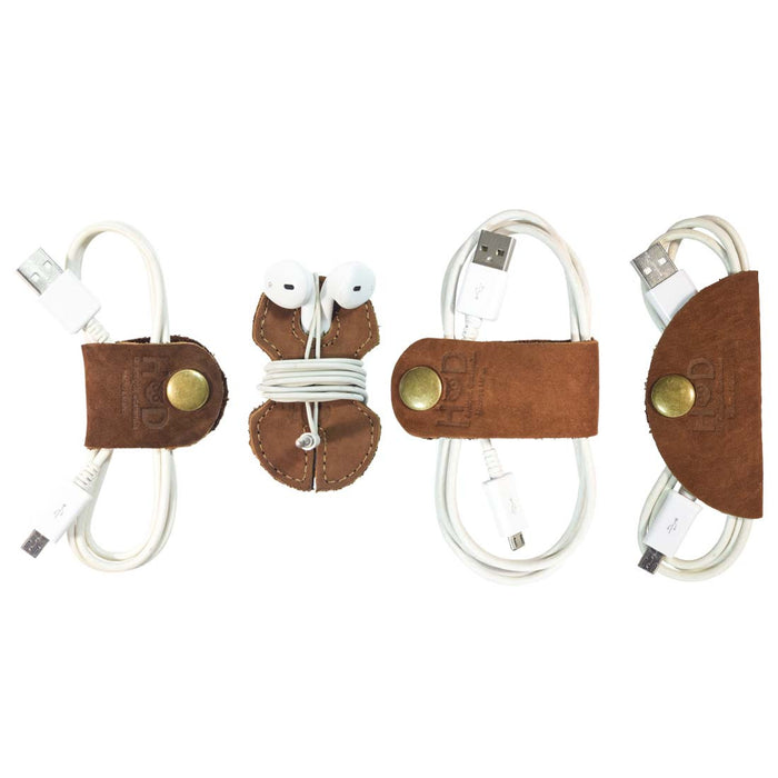 Cord Clam, Snaps & Headphone Wrap (4-pack) - Stockyard X 'The Leather Store'
