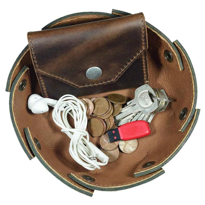 Circular Valet Tray - Stockyard X 'The Leather Store'