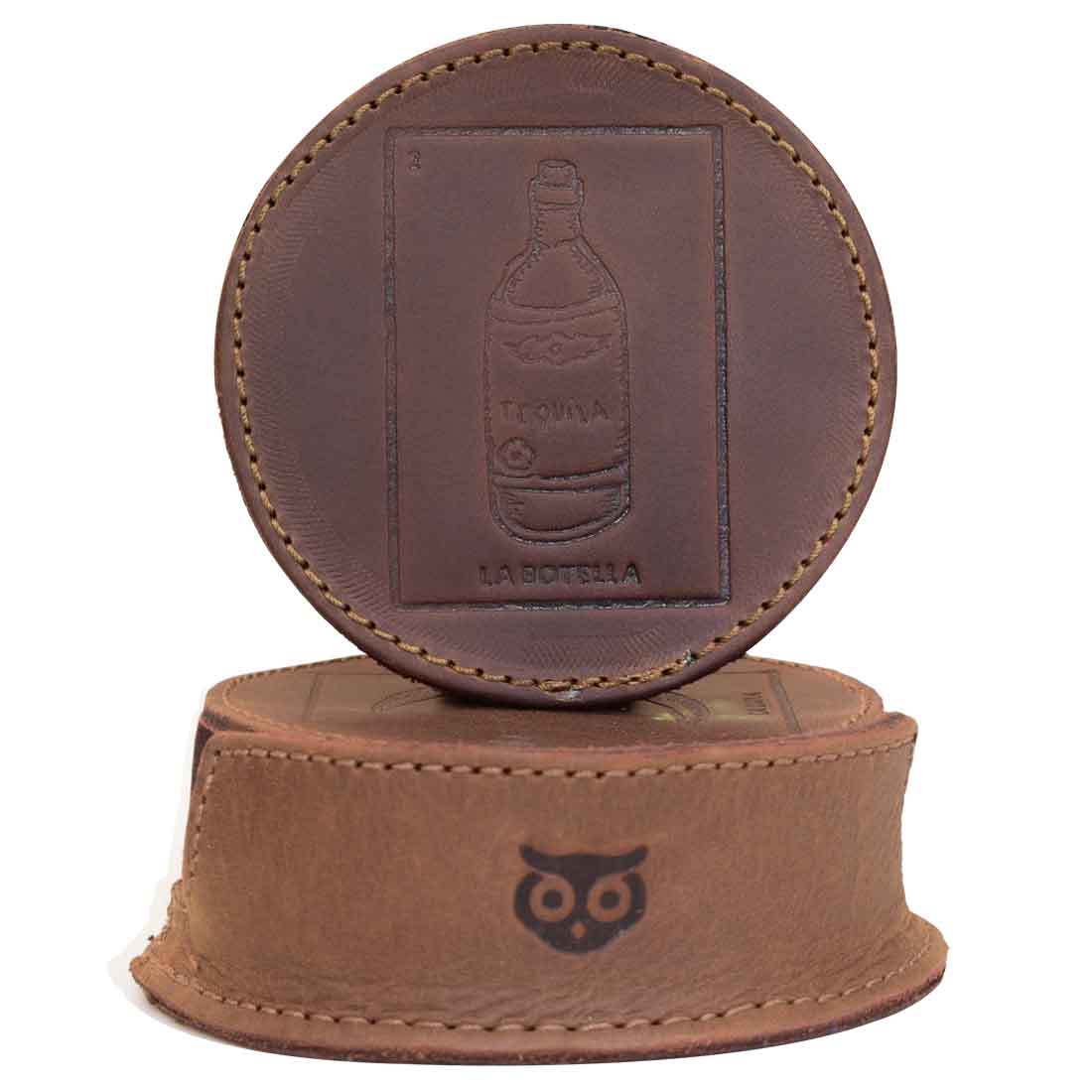 Thick Leather Loteria! Coasters (6-Pack) - Stockyard X 'The Leather Store'