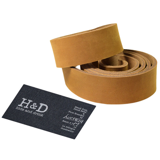 Thick Leather Strap 1.25" Wide, 3.5mm Thick - Stockyard X 'The Leather Store'