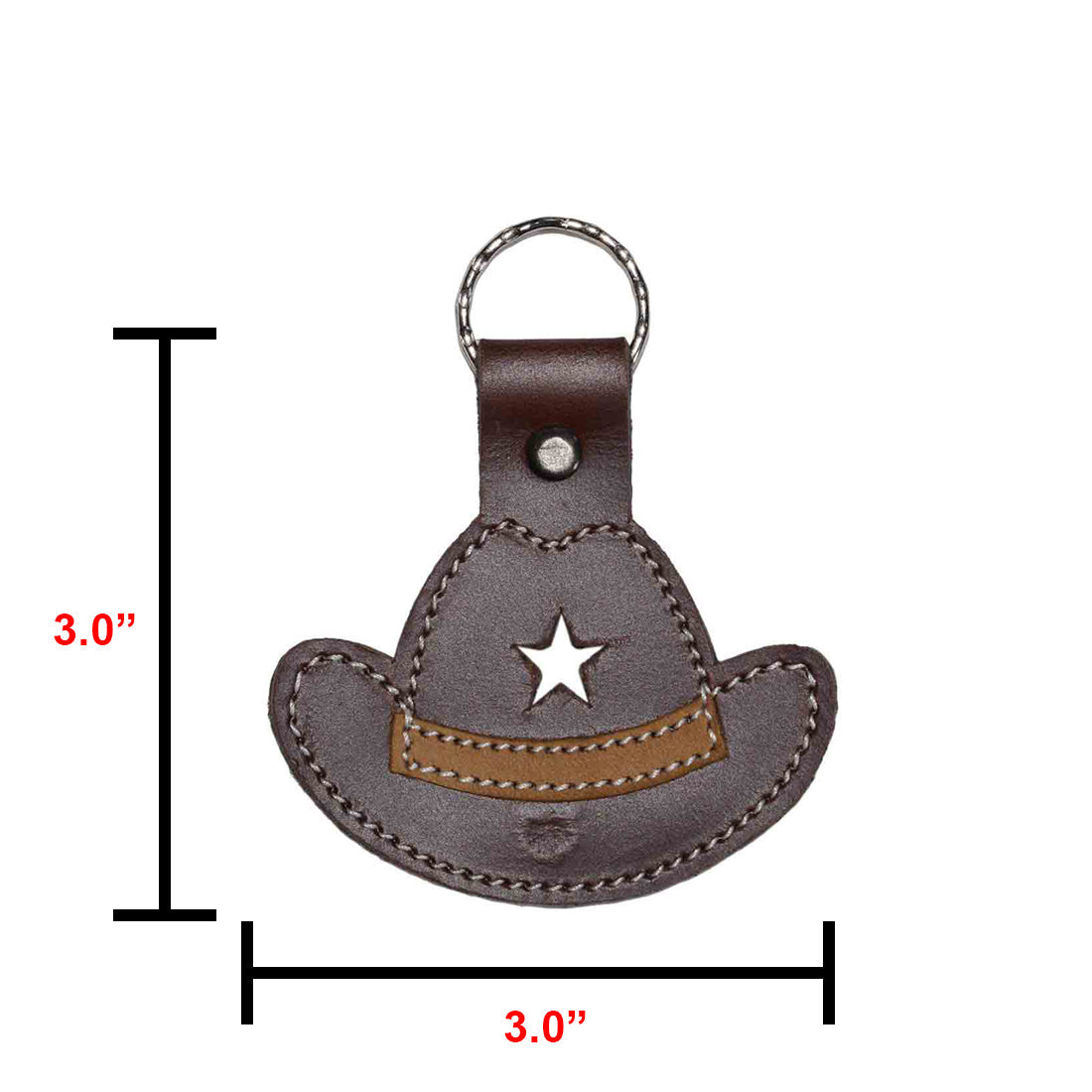 Cowboy Hat Keychain - Stockyard X 'The Leather Store'