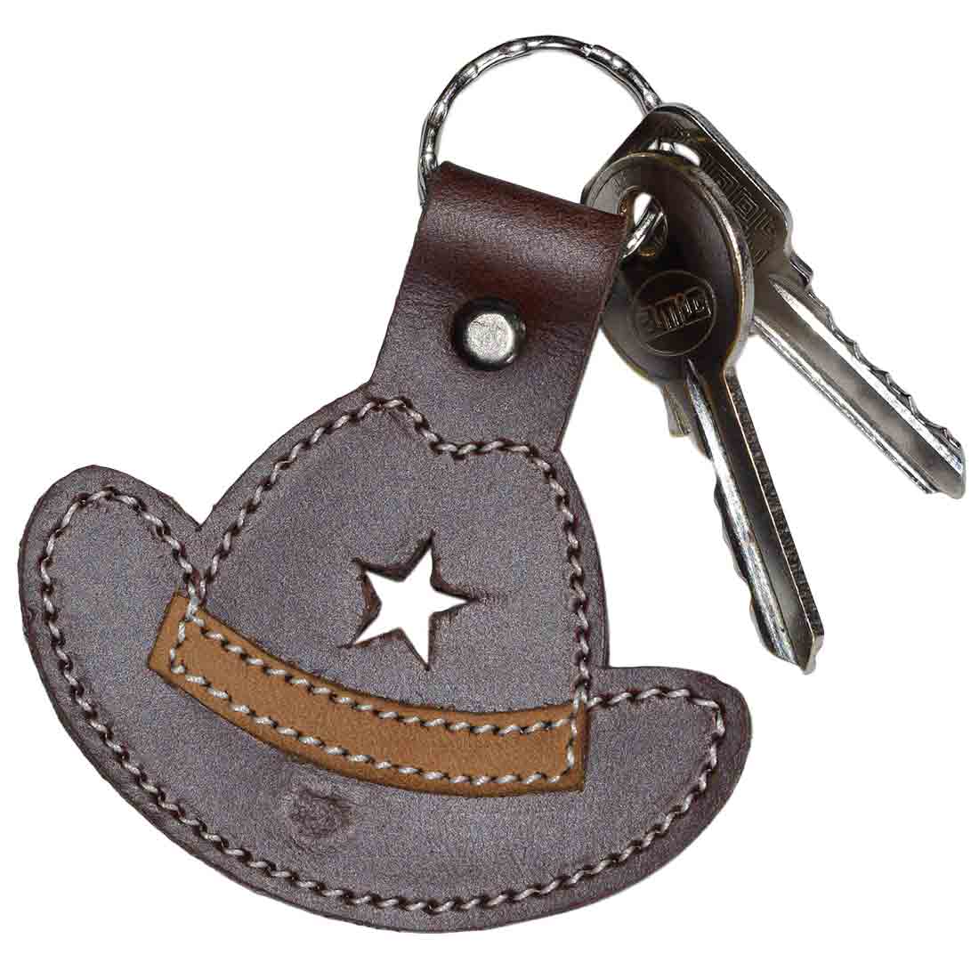 Cowboy Hat Keychain - Stockyard X 'The Leather Store'