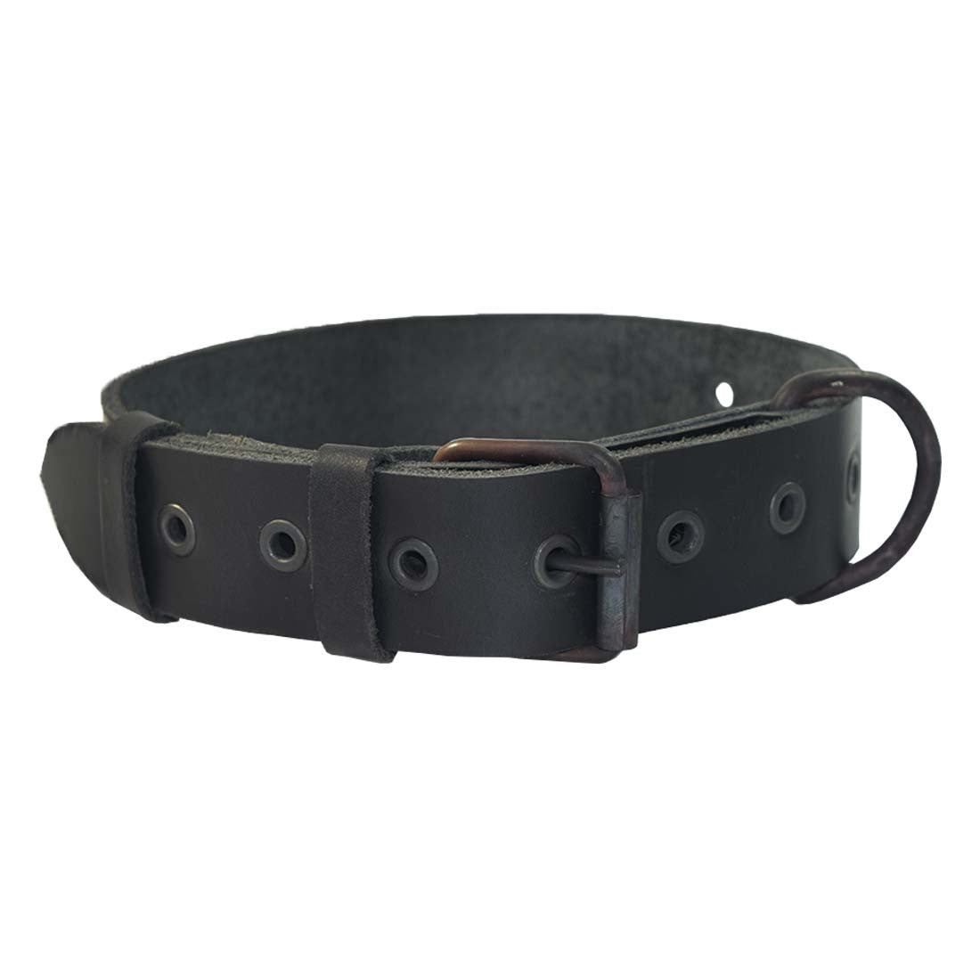 Thick Leather Dog Collar - Stockyard X 'The Leather Store'