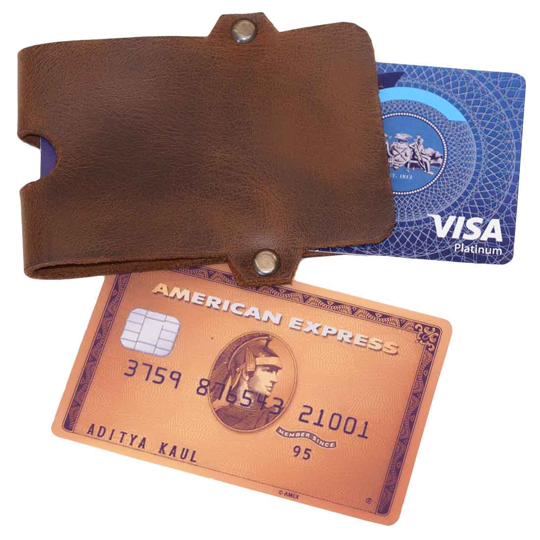 Double Rivet Card Holder – StockyardX, The Leather Store