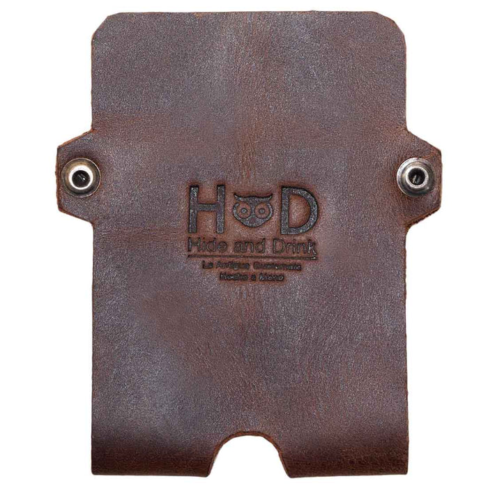 Double Rivet Card Holder — Stockyard X, The Leather Store