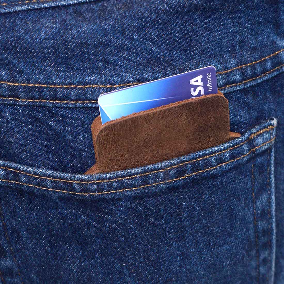 Double Rivet Card Holder – StockyardX, The Leather Store