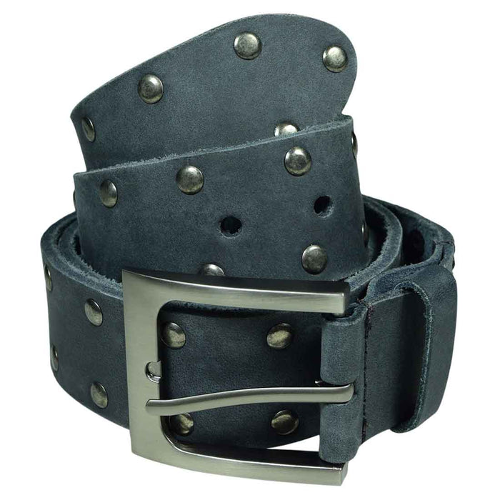 Double Riveted Belt - Stockyard X 'The Leather Store'