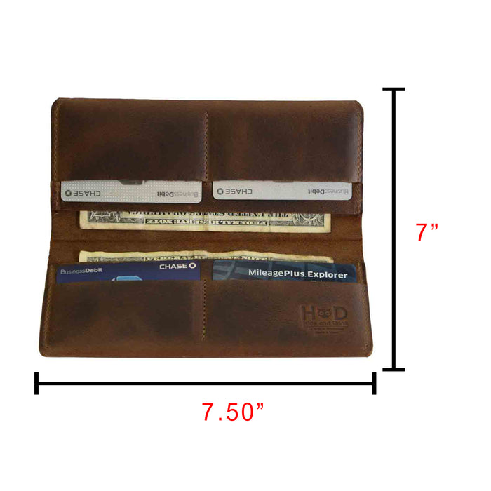 Dual Folio Wallet - Stockyard X 'The Leather Store'