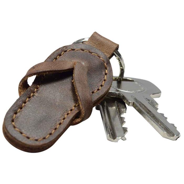 Flip-Flop Keychain — StockyardX, The Leather Store