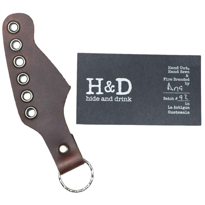Guitar Headstock Keychain - Stockyard X 'The Leather Store'