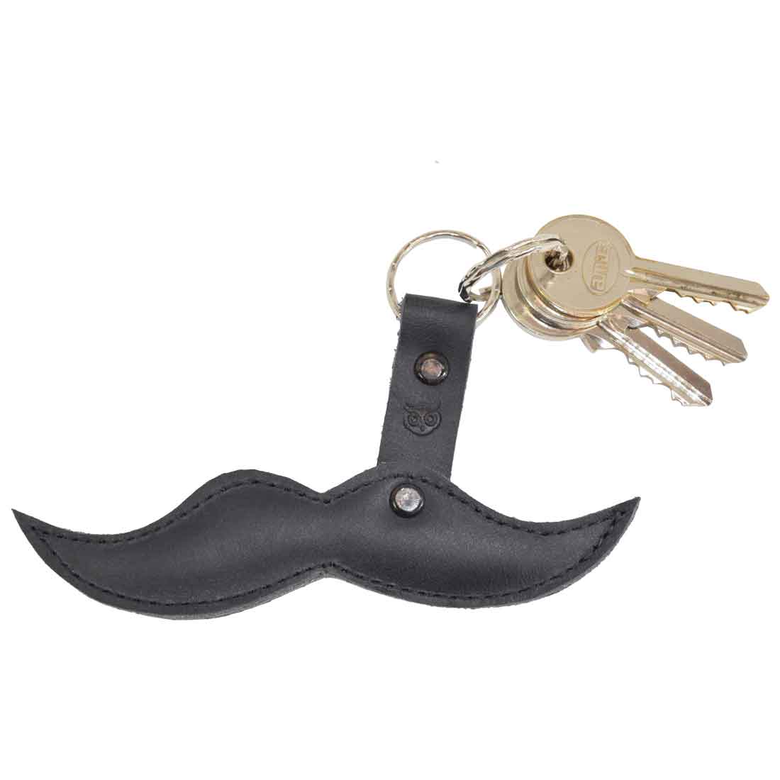 Keychain Moustache - Stockyard X 'The Leather Store'
