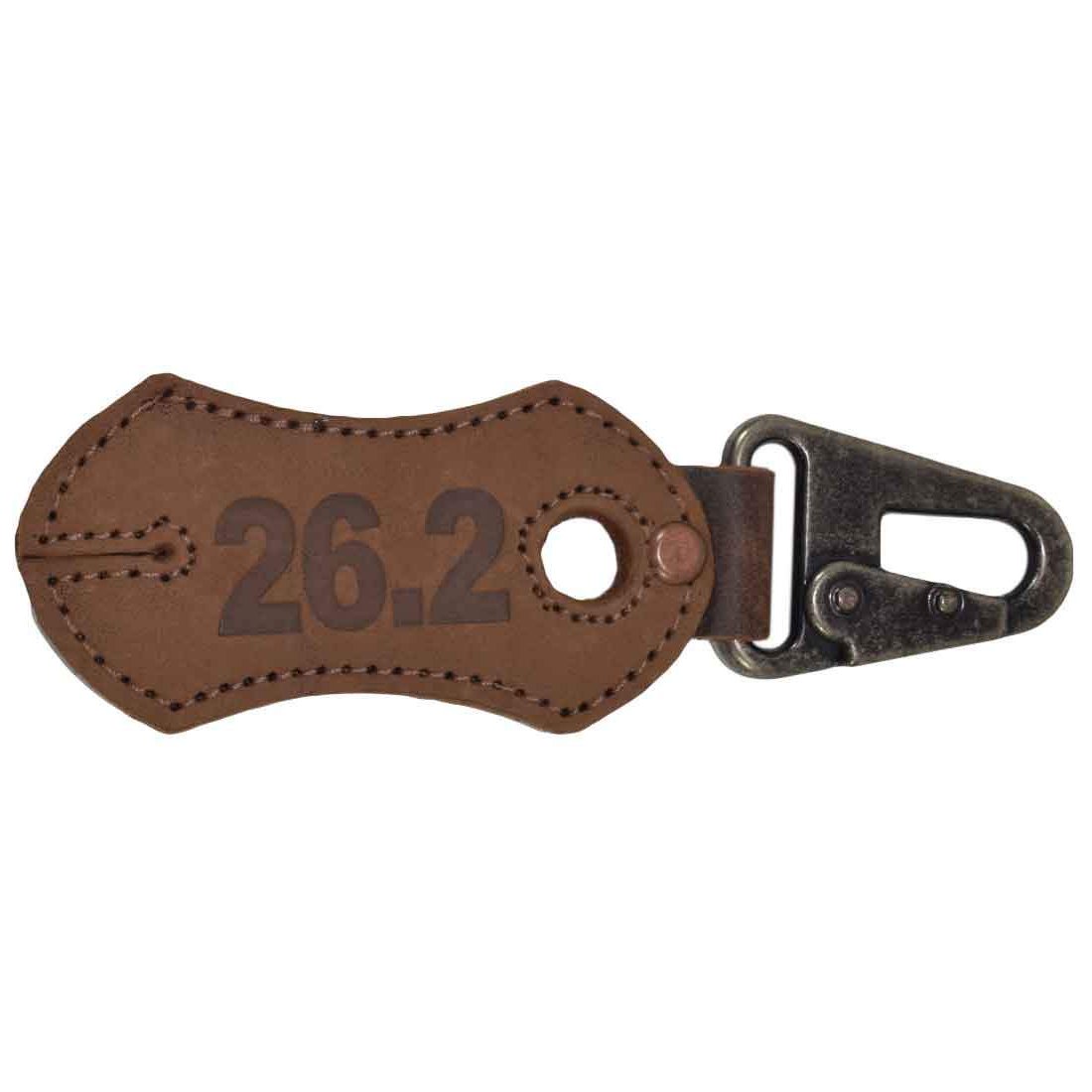 Marathon Runner's 26.2 Keychain Hook - Stockyard X 'The Leather Store'