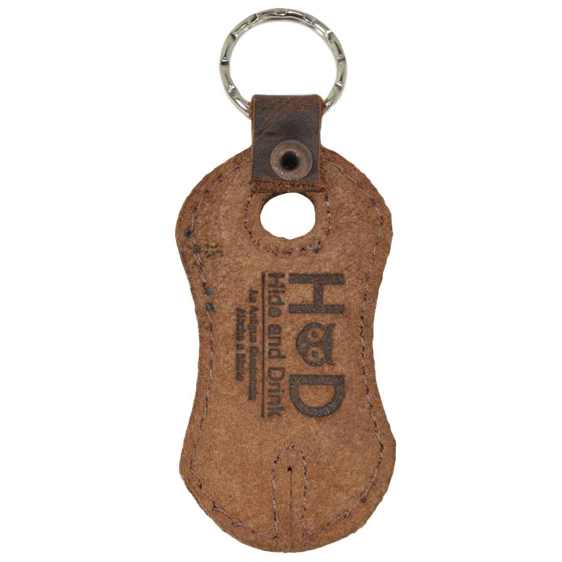 Marathon Runner's 26.2 Keychain Ring - Stockyard X 'The Leather Store'