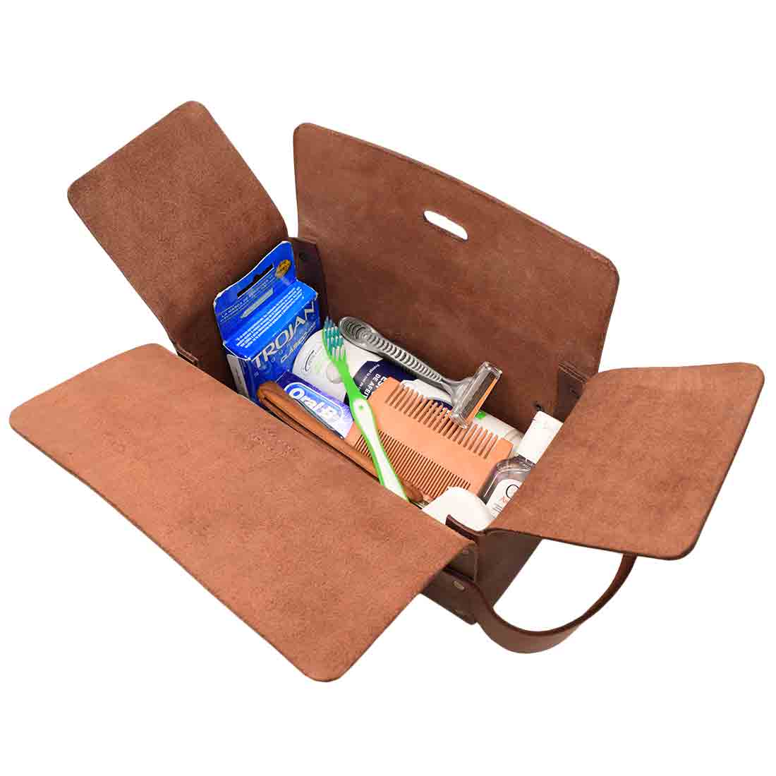 Thick Toiletry Bag - Stockyard X 'The Leather Store'