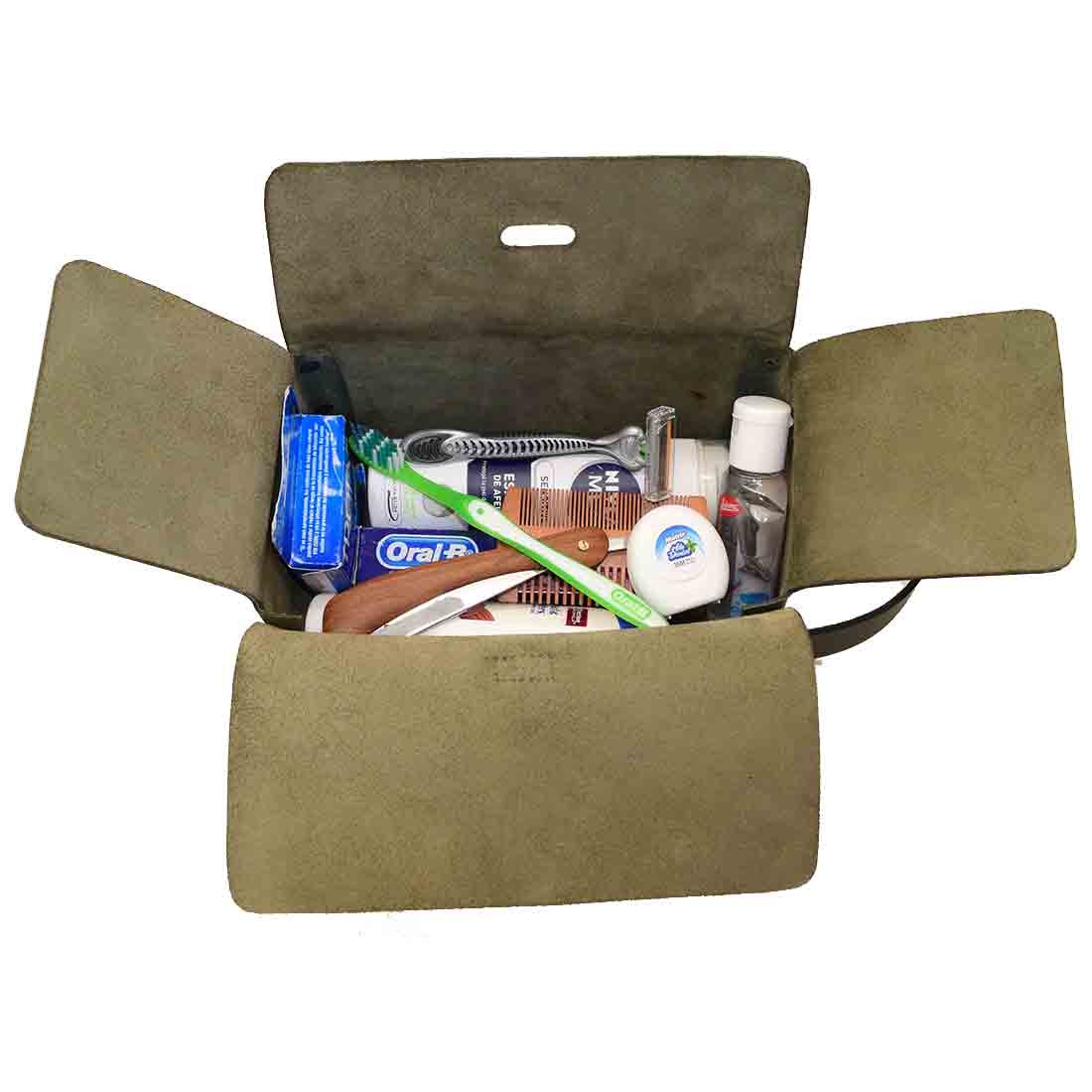 Thick Toiletry Bag - Stockyard X 'The Leather Store'