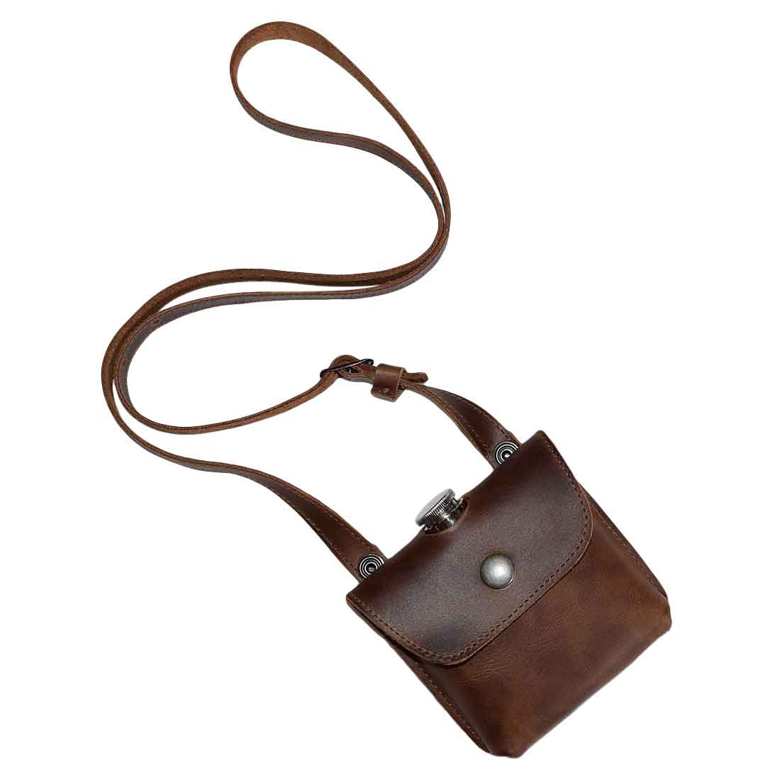 Liquor Flask Holder - Stockyard X 'The Leather Store'