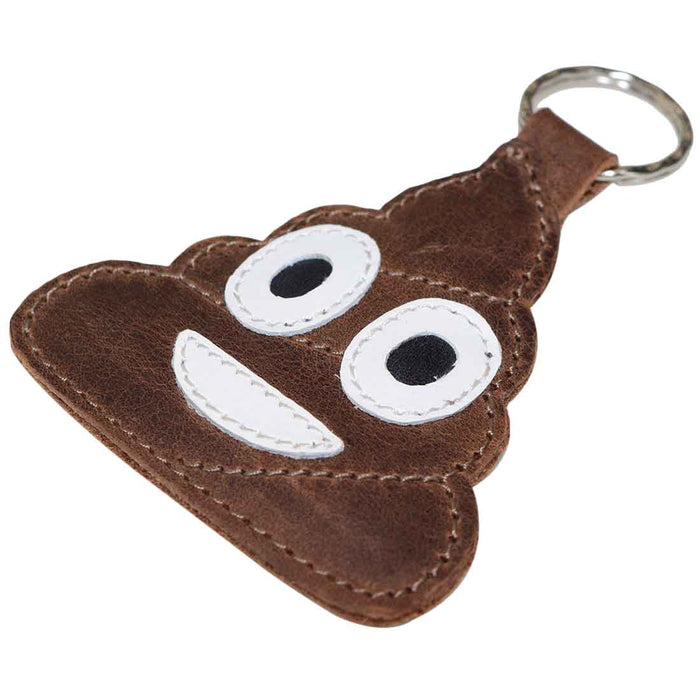 Poop Emoji Keychain - Stockyard X 'The Leather Store'