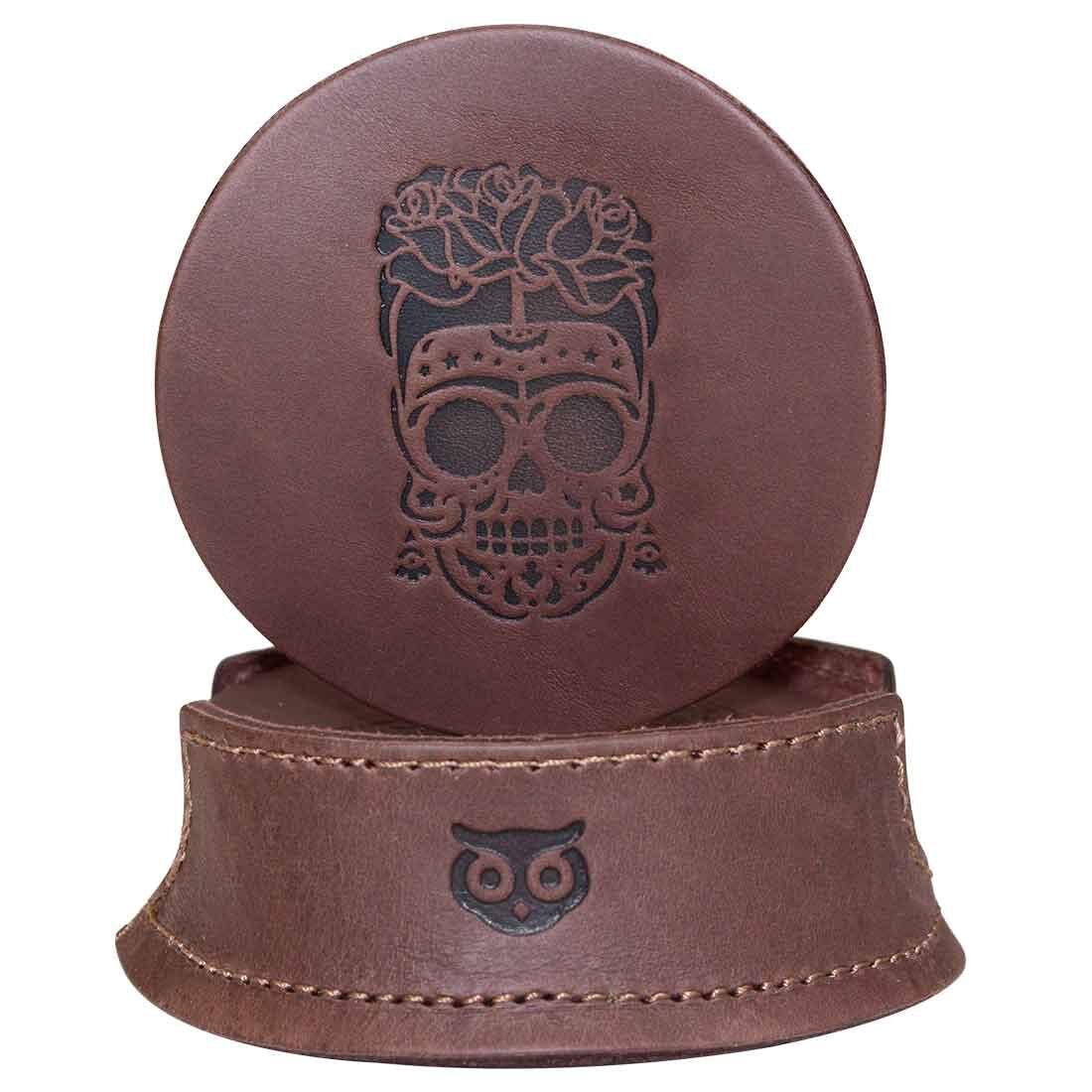Dia De Los Muertos Coasters (6 Pack) - Stockyard X 'The Leather Store'